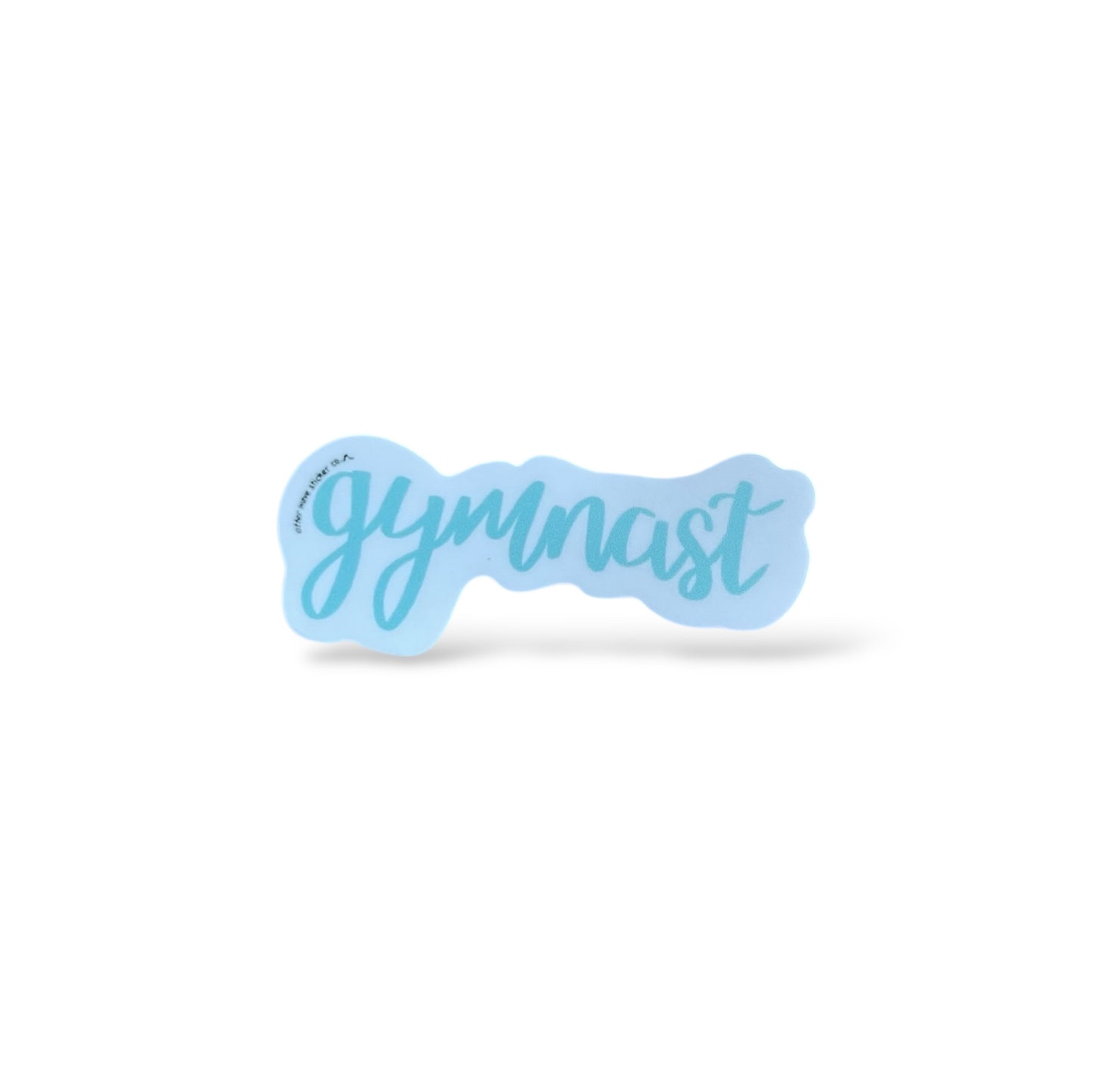 Gymnast ( cursive lettering type )