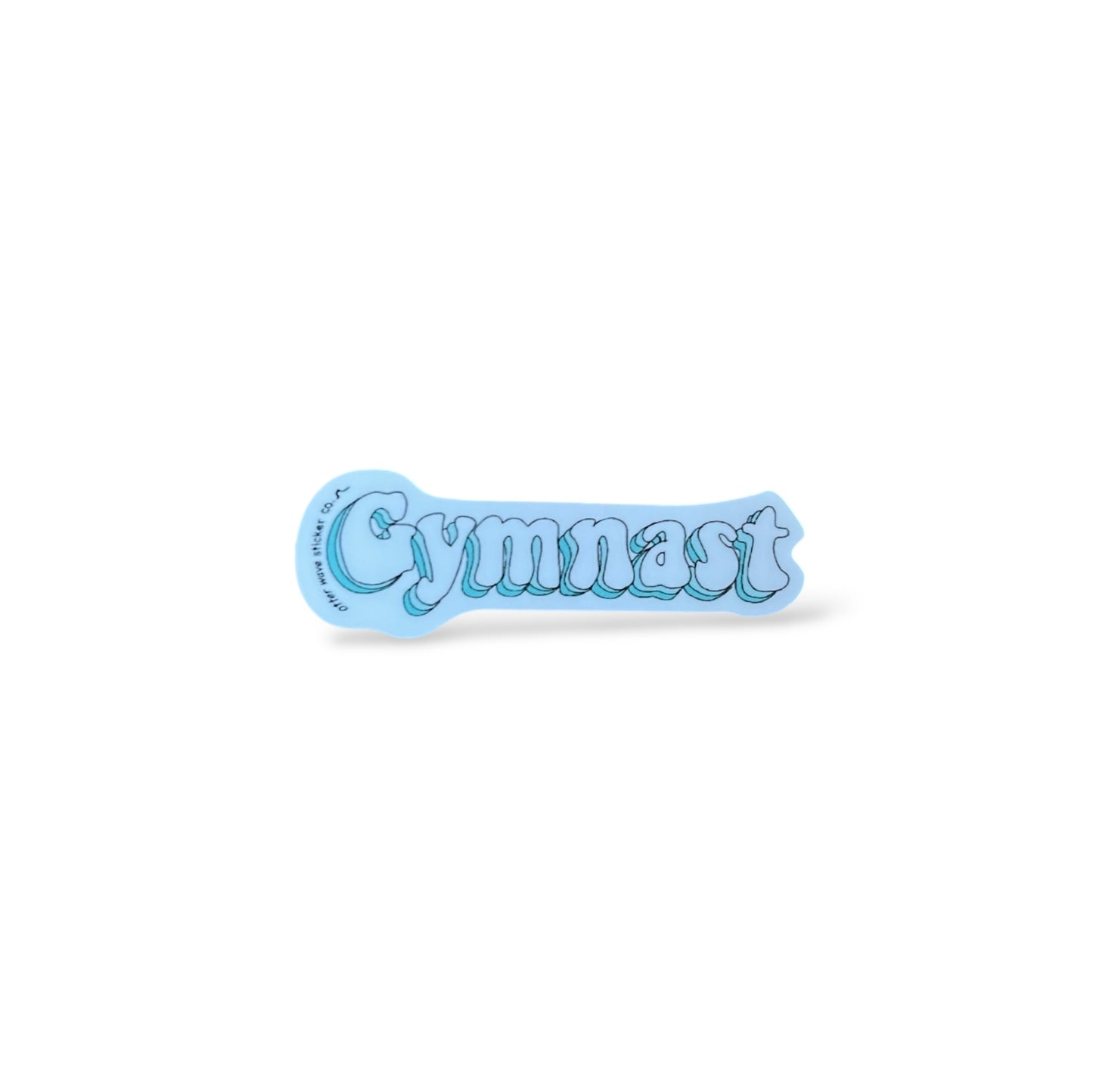 Gymnast ( retro lettering type )