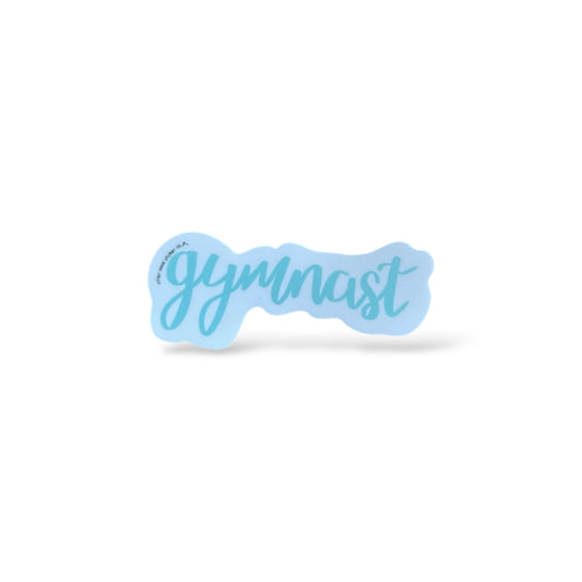 Gymnast ( cursive lettering type )