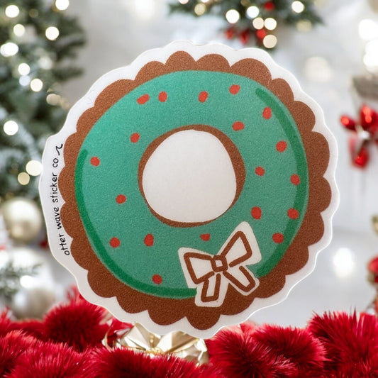 Christmas wreath cookie ✨